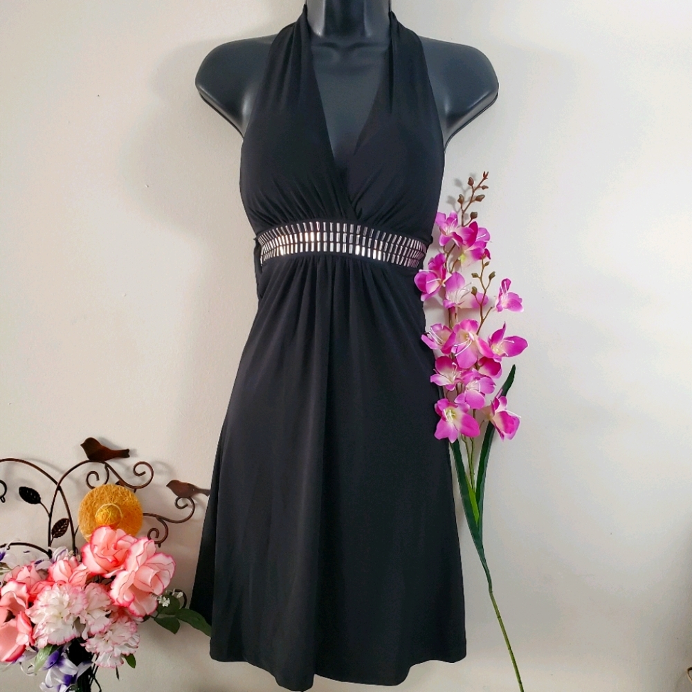 Black Halter Dress